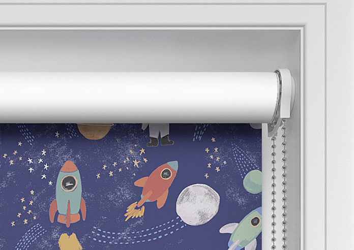 Outer Space, Celestial Blue - Twist&Fit Roller Blind - Image 11